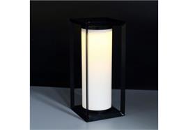LED Solar Laterne Metall/Kunststoff  H:29.5cm mit 1 LED  Farbe: Schwarz