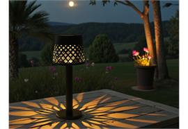 LED Solar Leuchte  zum Stecken oder Stellen  2 in 1, Farbe schwarz
