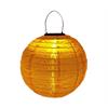 LED Solar Outdoor Lampion  mit 1 LED D:25cm  Farbe: Dunkelgelb  Warm weisses Licht