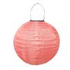 LED Solar Outdoor Lampion  mit 1 LED D:25cm  Farbe: Rosa Nr.51  Warm weisses Licht