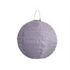 LED Solar Outdoor Lampion  mit 1 LED D:25cm  Farbe: Violett  Warm weisses Licht