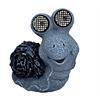 LED Solar Schnecke  mit bewegenden LED Augen  aus Polyresin  Grösse 6.7x11.5x13.4cm