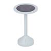 LED Solar Tischampe mit USB  Touch Control Disc  Lightgrün