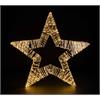 LED Stern Outdoor Metall  mit 2000 LED  Farbe: Silber  D: 120cm - T:16cm