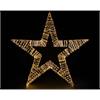 LED Stern Outdoor Metall  mit 2500 LED  Farbe: Silber  D: 150cm - T:19cm