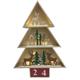 LED Tannenbaum Diorama  mit Advent Kalender  und 10 LED