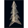 LED Tannenbaum Outdoor  aus Metall mit 300LED  Micro LED Lichterkette  und Metalldraht