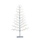 LED Tannenbaum Outdoor  flach mit 90 LED H:120cm  Farbe: Weiss  Warm weisses Licht