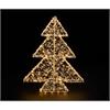 LED Tannenbaum weiss Outdoor  aus Metall mit 500 LED Micro Light