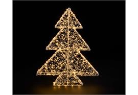LED Tannenbaum weiss Outdoor  aus Metall mit 500 LED Micro Light