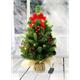 LED Weihnachtsbaum mit 15 LED  Lichterkette im Topf in Jute  gewickelt D:25cm H:50cm