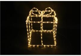 LED Weihnachtsbeleuchtung Geschenk 168LED - 230V  L:30cm B:30cm H:40cm