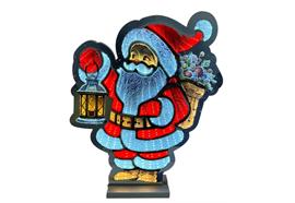 LED Weihnachtsmann  mit Infinity Effekt  und Bild Design  mit 333 LED