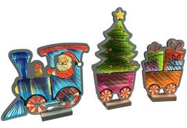 LED Weihnachtszug  mit Infinity Effekt  und Bild Design  mit 345 LED