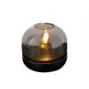 LED Windlicht  aus Glas braun  mit 1 LED