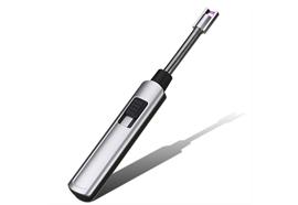 Lichtbogen USB-Stabfeuerzeug Flexi  Farbe: Silber  in Geschenkbox