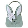 OsternTasche Hase  aus Filz mit Henkel  in der Farbe grün