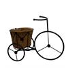 Pflanzenständer Fahrrad  aus Metall H:30cm  Farbe: schwarz  L:40cm B:20cm H:30cm