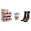 Socken Kaffee  Geschenkverpackung  Grösse: one size 37-42  1Paar