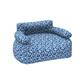 Sofa aufblasbar 105x88x72cm  Farbe Design: Blau weiss  Wetterfest und UV-Resistent