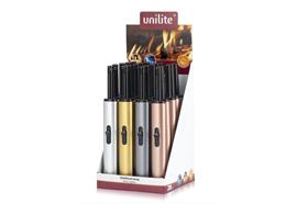 Stabfeuerzeug Dubai NT  4 Metallic Farben  assortiert  im Display