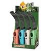 Stabfeuerzeug Eco Flexi  hergestellt aus recycelbarem  Kunststoff  4 Farben assortiert