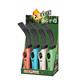 Stabfeuerzeug Eco  hergestellt aus recycelbarem  Kunststoff  4 Farben assortiert  Flexi