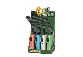 Stabfeuerzeug Eco  hergestellt aus recycelbarem  Kunststoff  4 Farben assortiert  Flexi