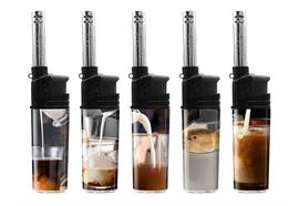 Stabfeuerzeug Mini Unilite  Bern assortiert 5 Design  Motiv: Coffee  25 Stk. im Display