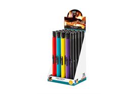 Stabfeuerzeug TOM BB-333  assortiert 5 Farben  im Display