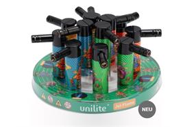 Stabfeuerzeug Unilite Jet Flame  Havanna Crazy  assortiert 4 Design