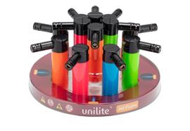 Stabfeuerzeug Unilite Jet Flame  Havanna NC-4  assortiert 4 Farben