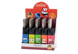 Stabfeuerzeug Unilite  Palermo Crazy Moods  assortiert 5 Farben