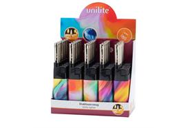 Stabfeuerzeug Unilite  Palermo Rainbow  assortiert 5 Farben