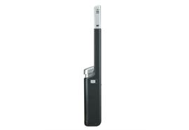Stabfeuerzeug Unilite Prague  Metallic Black Silver Tube