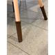 Stuhlsocken Uni braun für Möbel  Tisch / Stuhl / Boden Schoner  4er Set 3x11cm