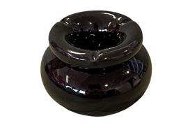 Sturmaschenbecher schwarz  D: 10cm Keramik