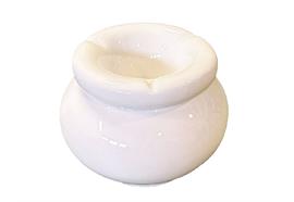 Sturmaschenbecher  weiss  D: 10cm x H: 8cm