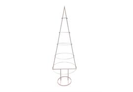 Tannenbaum 3D Weiss Metall  H: 150cm D: 50cm