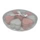 Teelichter in Herzform 9er Set   in PVC Geschenkbox mit Schleife