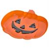 Teller Halloween Kürbis  30x27cm  aus PP  mit Sticker