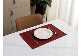 Tischset bordeaux rot  45x30cm  beidseitig  verwendbar