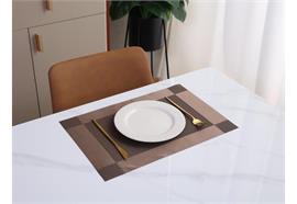 Tischset braun - dunkelbraun  45x30cm beidseitig verwendbar