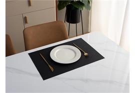 Tischset Diamond  schwarz silber 45x30cm  beidseitig verwendbar