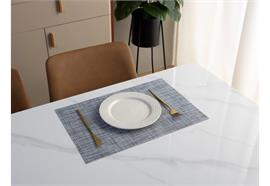 Tischset Stripes  grau 45x30cm  beidseitig verwendbar