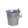 Übertopf Zinkeimer  mit Henkel und Holzgriff  D11cm x H10cm