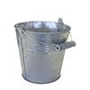 Übertopf Zinkeimer  mit Henkel und Holzgriff  D16cm x H15cm