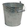 Übertopf Zinkeimer  mit Henkel und Holzgriff  D24cm x H22cm