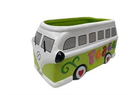 Vase Bus aus Keramik  grün H8.8cm