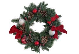 Weihnachtskranz dekoriert  Durchmesser 34cm
